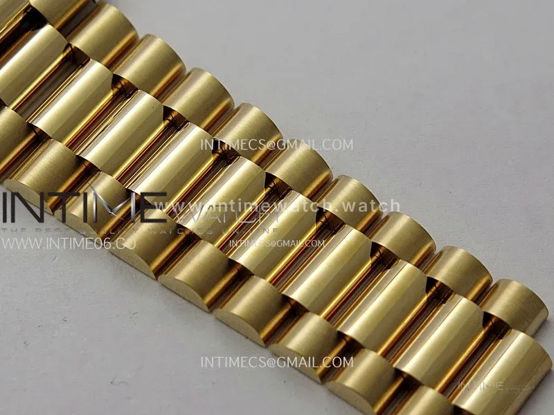 Day Date 228235 40mm 904L RG 1:1 ONE Factory Best Edition Brown Dial Sticks Markers on RG President Bracelet SA3255