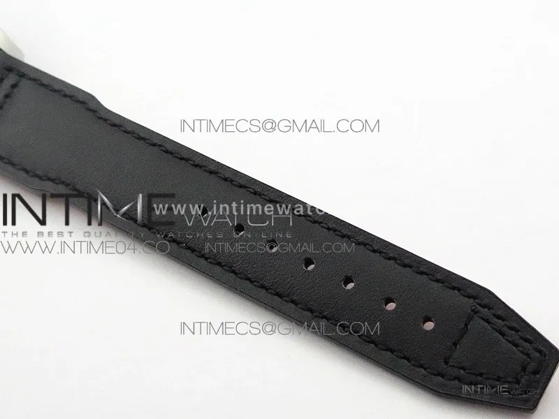 Mark XVIII IW327001 SS M+F 1:1 Best Edition Black Dial on Black Leather Strap A2892 (Free Nylon Strap)