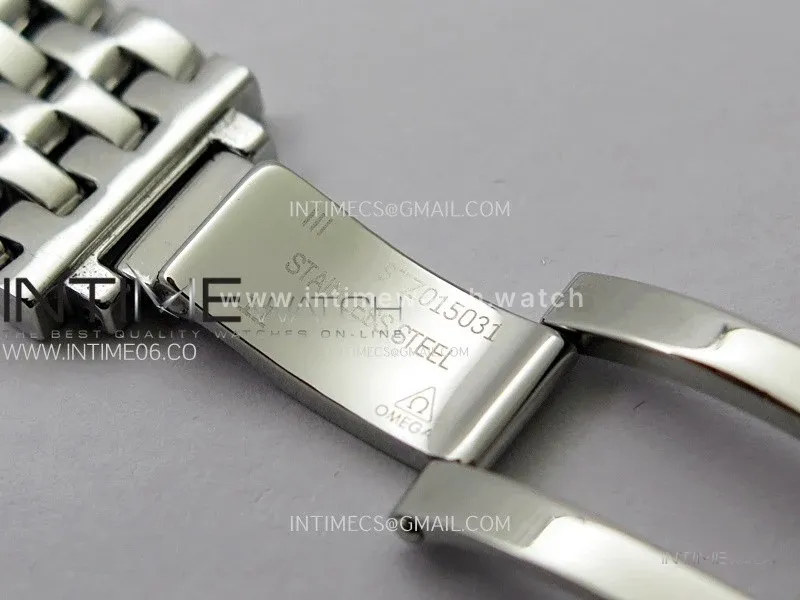 De Ville 40mm SS/RG GTF 1:1 Best Edition Silver Gray Dial RG Markers on SS/RG Bracelet A8000(Free Leather Straps)