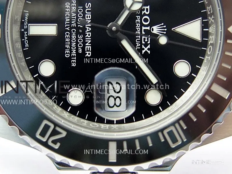Submariner 116610 LN Black Ceramic C+F 904L 1:1 Best Edition on SS Bracelet VR3135