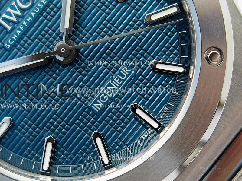 Ingenieur IW328903 SS A7F 1:1 Best Edition Aqua Blue Dial on SS Bracelet A2892