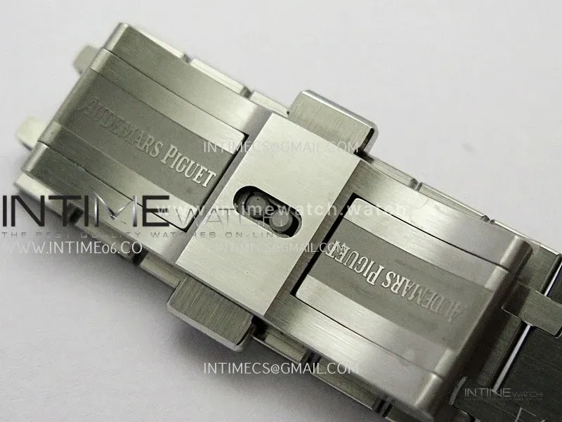Royal Oak Chrono 26240 SS V2 ZF 1:1 Best Edition Blue Dial On SS Bracelet SA4401 Super Clone (Free Sprung)