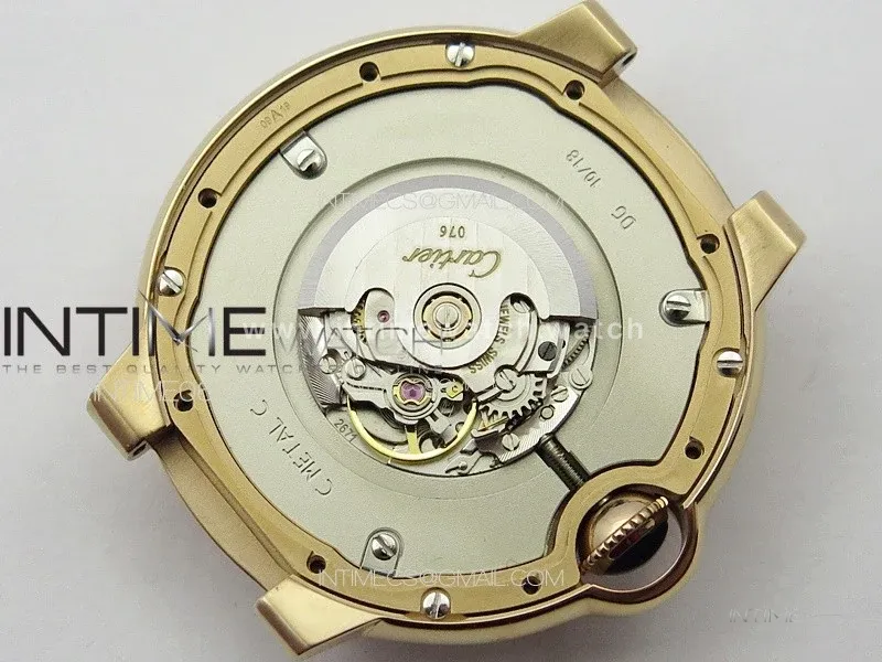 Ballon Bleu 36mm RG 3KF 1:1 Best Edition White Textured Dial on SS Bracelet A076