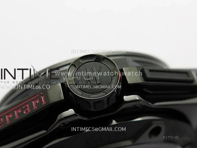 Hublot Big Bang Unico 44mm Carbon/PVD HBBF 1:1 Best Edition Skeleton Dial Red Marker On Colors Gummy Strap A1280