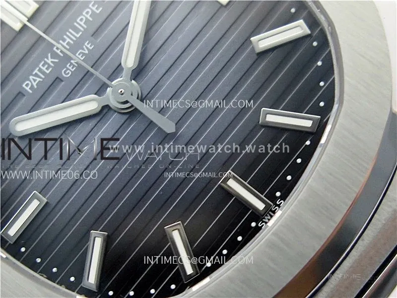Nautilus 5811/1G PPF 1:1 Best Edition Blue Textured Dial on SS Bracelet Asian Super Clone Cal.26-330CS