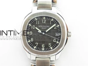 Aquanaut 5167/1A-001 Black Dial in Steel on Bracelet