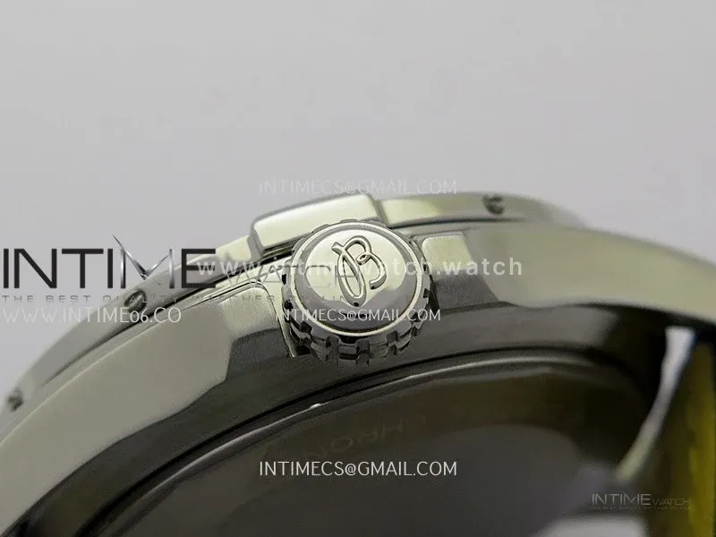 Avenger Chronometer 42mm GMT SS BLSF 1:1 Best Version Blue Dial On Blue Nylon Strap A2836