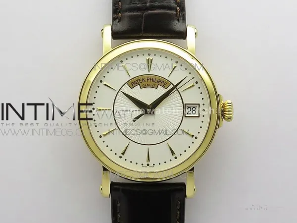 Calatrava 5153 White Dial in Yellow Gold