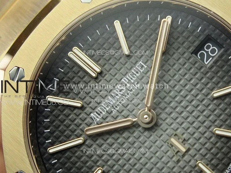 Royal Oak 16202OR 39mm Grey Dial in Rose Gold