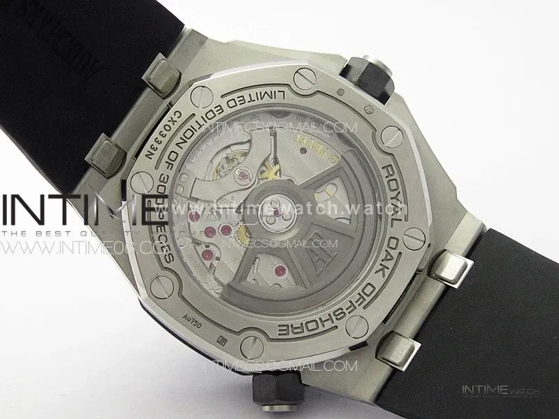 Royal Oak Offshore Diver 15720 Ceramic Bezel ZF 1:1 Best Edition Black Dial on Black Rubber Strap A4308