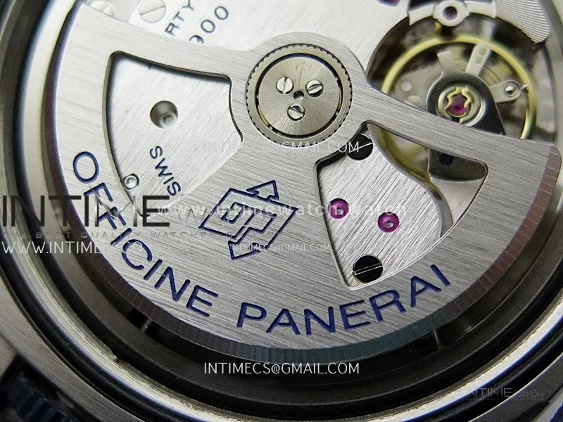 PAM1391 Submersible 44mm VSF 1:1 Best Edition Blue Dial on Blue Kevlar Composite Strap P900