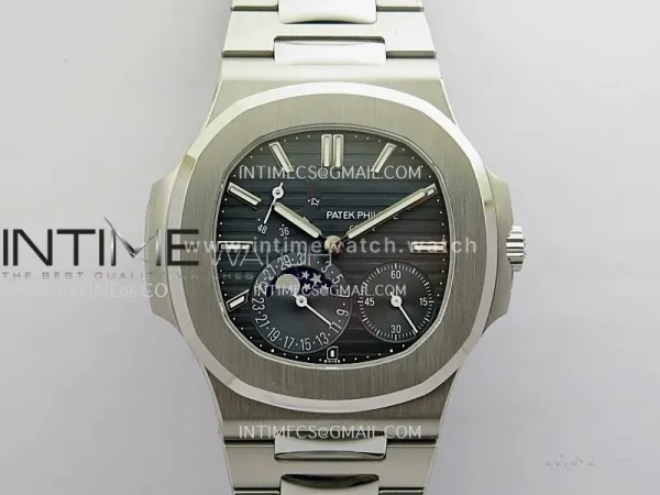 Nautilus 5712-1A 001 SS WSF 1:1 Best Edition Blue Dial On SS Bracelet Super Clone JH240 (Free tool)