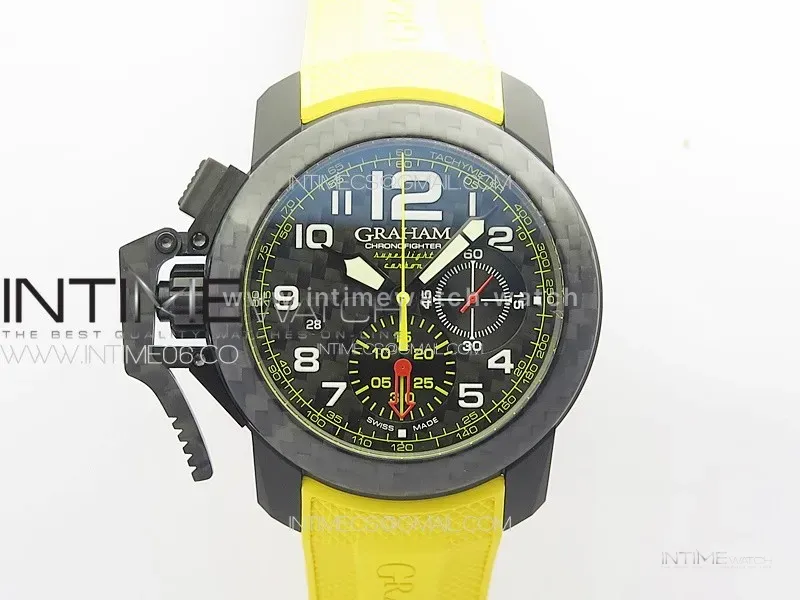 Chronofighter Superlight JKF 1:1 Best Edition on Yellow Rubber Strap A7750