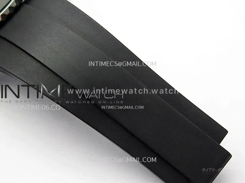 Yacht-Master 226559 Weight PG/Tungsten Gold WF 1:1 Best Edition Black Ceramic Bezel on Oysterflex Rubber Strap VS3235
