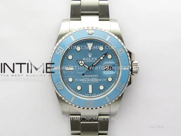 Submariner Tiffany 116610 904L SS BBF 1:1 Best Edition Tiffany Dial On 904L Bracelet SA3135