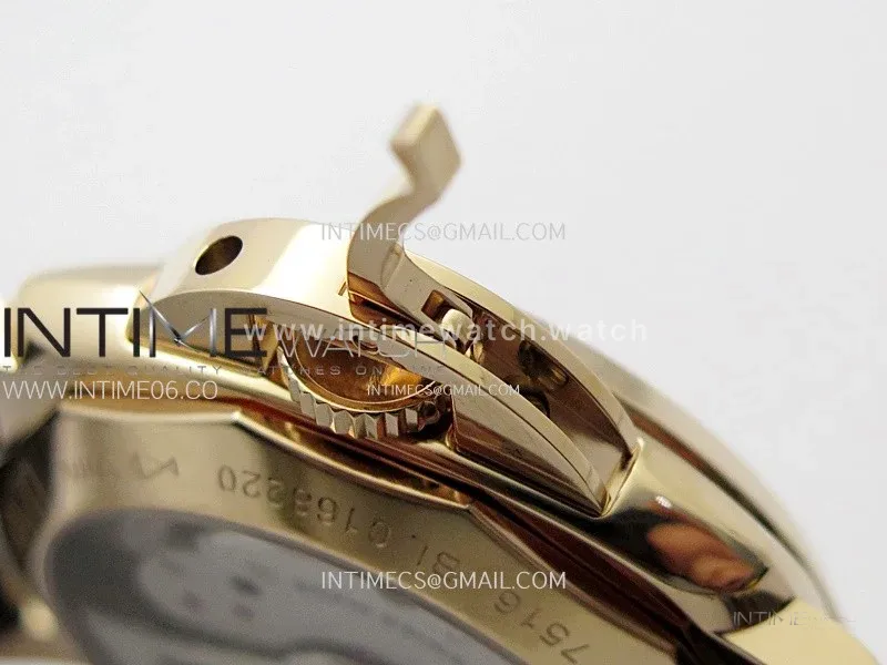 PAM1336 Y RG VSF 1:1 Best Edition White Dial on Black Leather Strap Asian P900