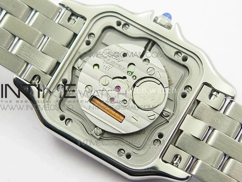 Panthère Secrete De Ladies 27mm SS BVF 1:1 Best Edition White Dial on SS Bracelet Ronda Quartz