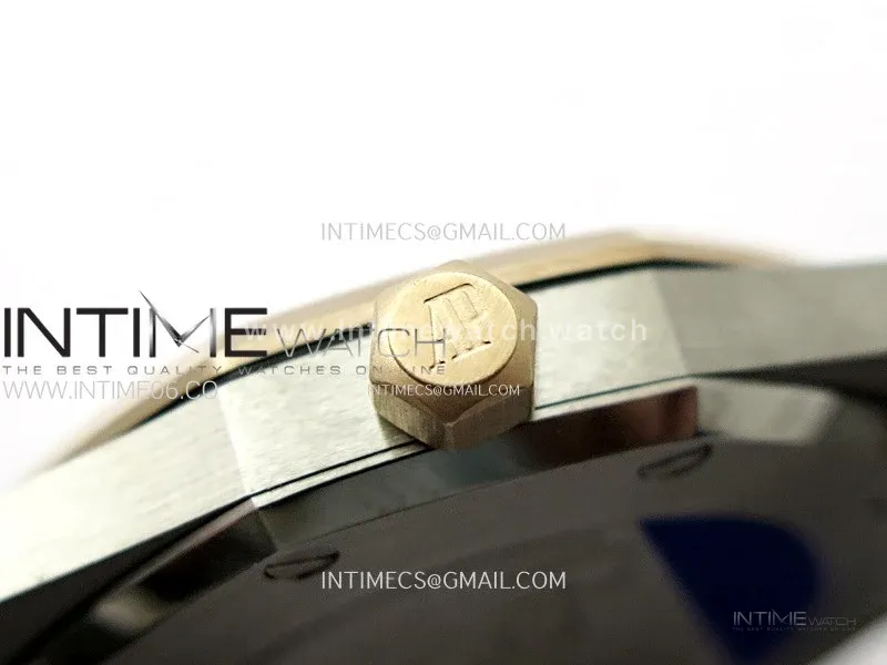 Lady Royal Oak 33mm 67651 SS/RG ZF 1:1 Best Edition Silver Textured Dial on SS Bracelet RONDA Quartz