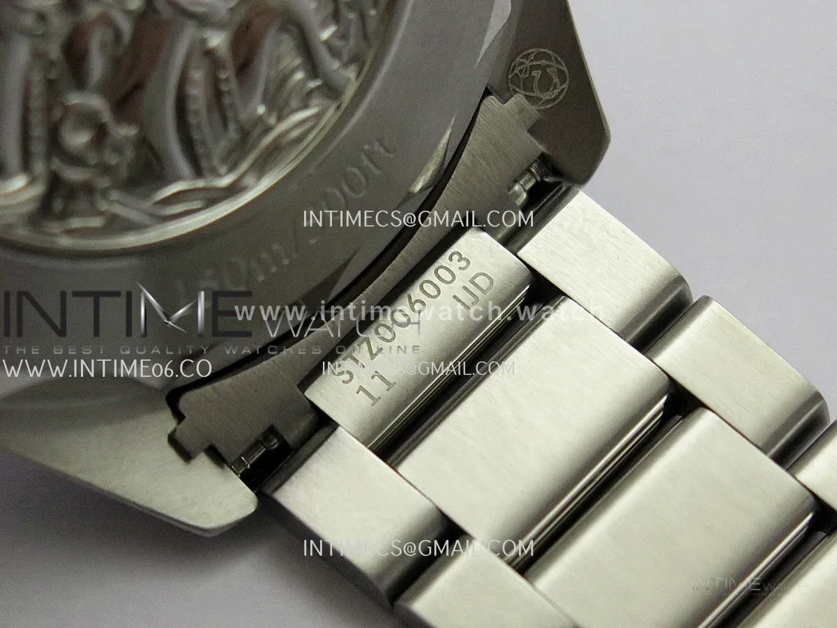 Aqua Terra 150M World Time 24 Hours SS VRS 1:1 Summer Blue Dial On SS Bracelet Super Clone 8938