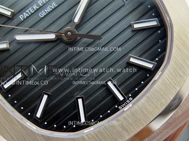 Nautilus 5711 Gain Weight DDF 1:1 Best Edition Gray Textured Dial On RG Bracelet Super Clone DD324