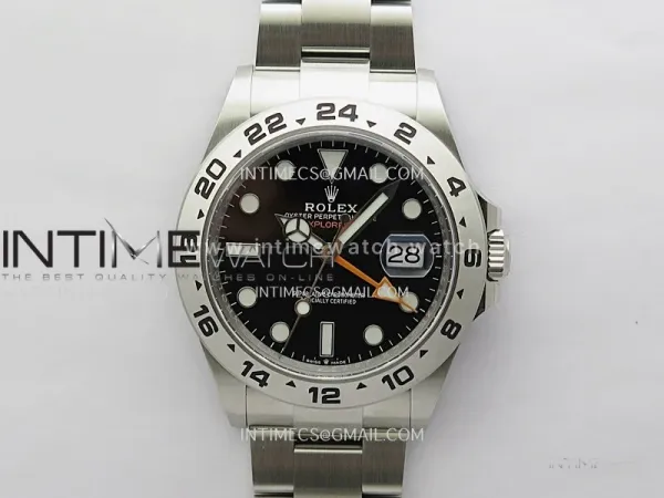 Explorer II 42mm 226570 904L SS WF 1:1 Best Edition Black Dial on Bracelet SH3285 CHS