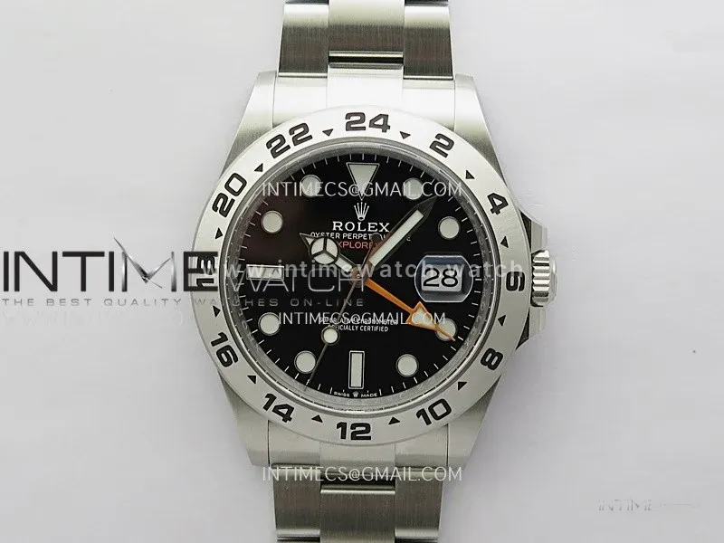 Explorer II 42mm 226570 904L SS WF 1:1 Best Edition Black Dial on Bracelet SH3285 CHS