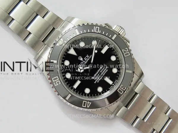 Submariner 41mm 124060 904L SS V2 Rich 1:1 Best Edition Black Dial On  904L Bracelet SH3230 (Free Sprung)