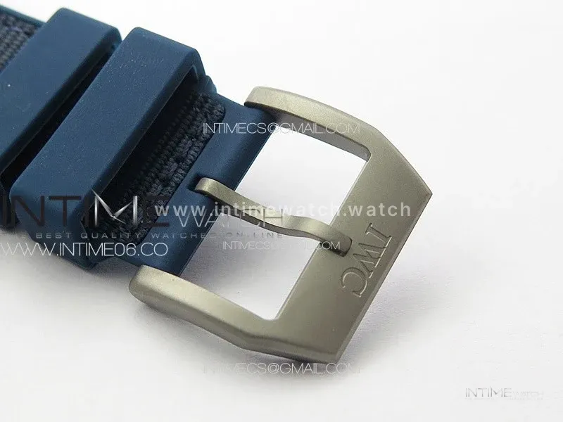 Pilot Mark RAAF Black Ceramic M+ 1:1 Best Edition Blue Dial on Blue Nylon Strap A2892 to Cal.35111