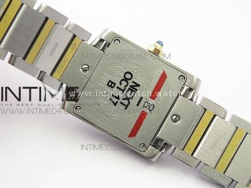 Tank Francaise Ladies 25mm SS/YG 8848F 1:1 Best Edition Ivory Dial on SS/YG Bracelet Ronda Quartz