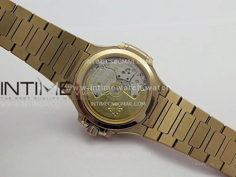Nautilus 7118 Ladies RG DDF 1:1 Best Edition Silver Dial On RG Bracelet Super Clone DD324