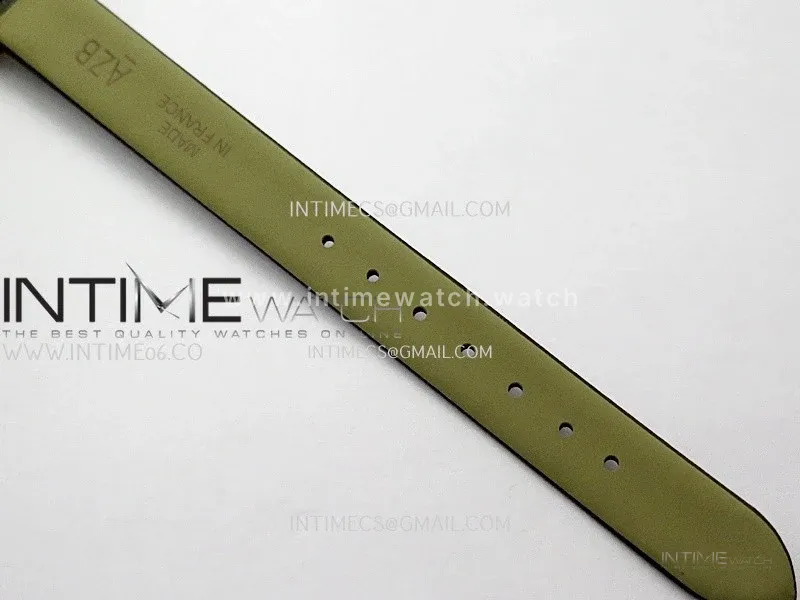 Baignoire Watch YG AF 1:1 Best Edition Brown Dial On Brown Croco Strap RONDA Quartz