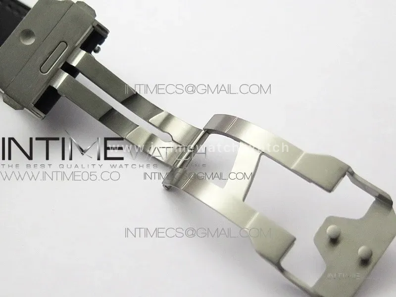 Big Bang Sang Bleu Ti Crystal And Case WWF 1:1 Best Edition Black Skeletonal Dial On Black Gummy Strap Asian HB1213 V2