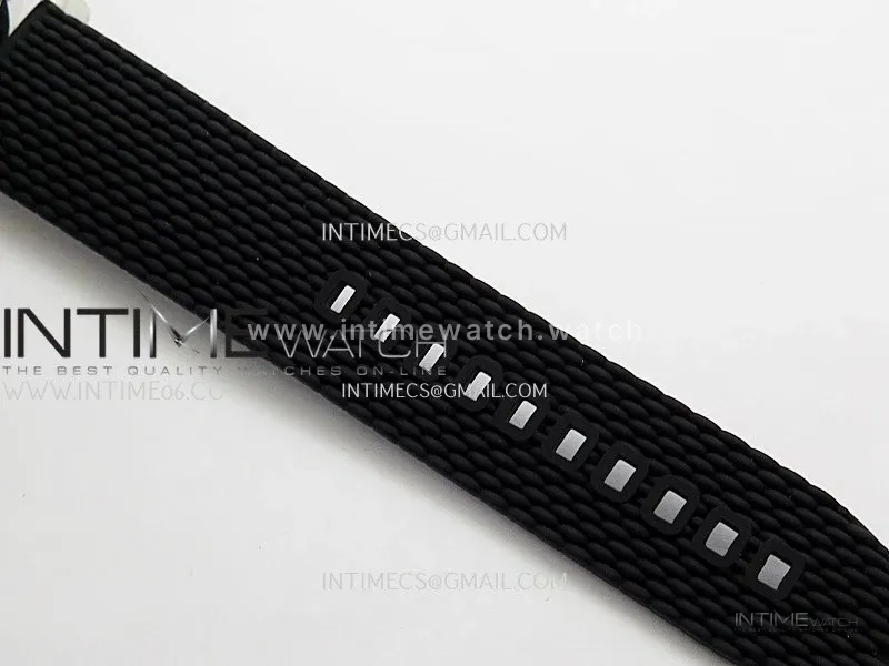 SuperOcean 42mm AB2010 SS GF 1:1 Best Edition Green Dial Green Ceramic Bezel On Black Rubber Strap A2824