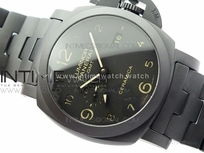 PAM 438 O REAL CERAMIC VSF 1:1 Best Edition SUPER CLONE P9001 BEST ON Ceramic Bracelet
