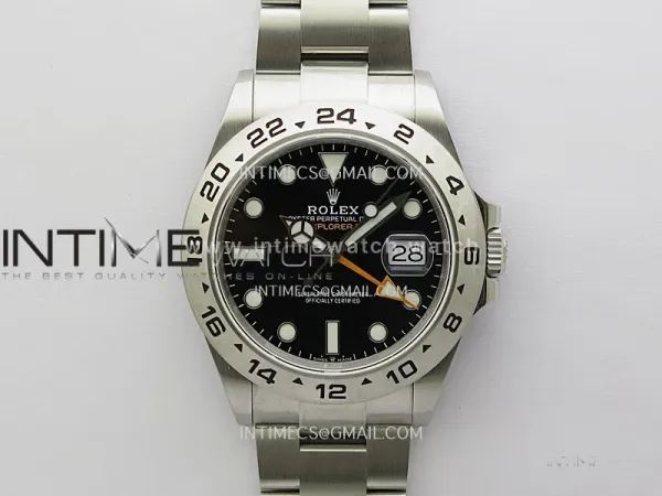 Explorer II 42mm 226570 904L SS QF 1:1 Best Edition Black Dial on Bracelet SH3285 CHS