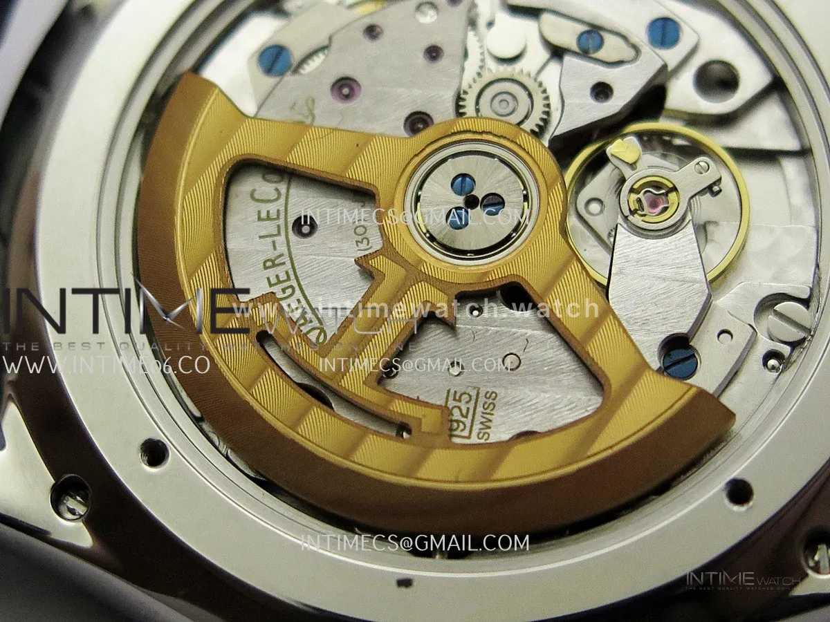 Master Ultra Thin Moon 1368420 SS GF 1:1 Best Edition Gray Dial on Black Leather Strap Asian 925