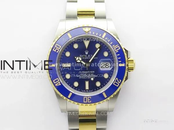 Submariner 41mm 126613 LB SS/YG 3EF 1:1 Best Edition Blue Dial on SS/YG Bracelet VR3235