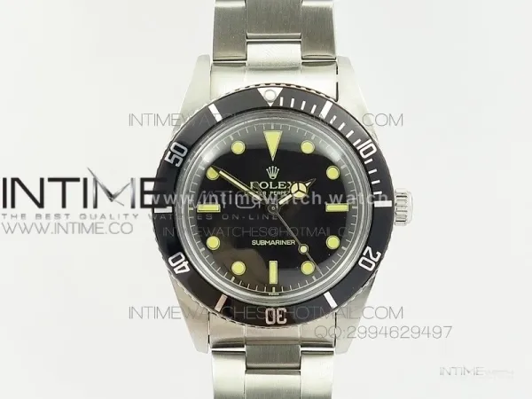 Vintage 6536 Submariner No Date SS On SS Bracelet A2836