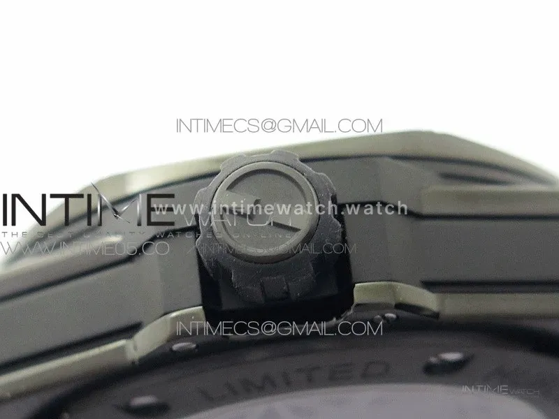 Big Bang Sang Bleu DLC Ti WWF 1:1 Best Edition Black Skeletonal Dial On Black Gummy Strap Asian HB1213 V2