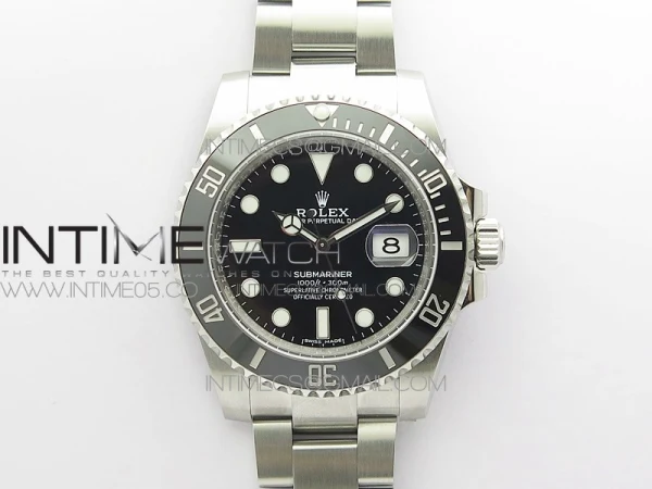 Submariner 116610 LN Black Ceramic 904L SS Case ZF 1:1 Best Edition Black Dial  On 904L SS Bracelet VR3135