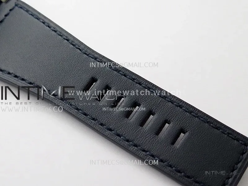 BR03A 41mm SS B12 Best Edition Blue Dial on Blue Leather Strap MIYOTA 9015