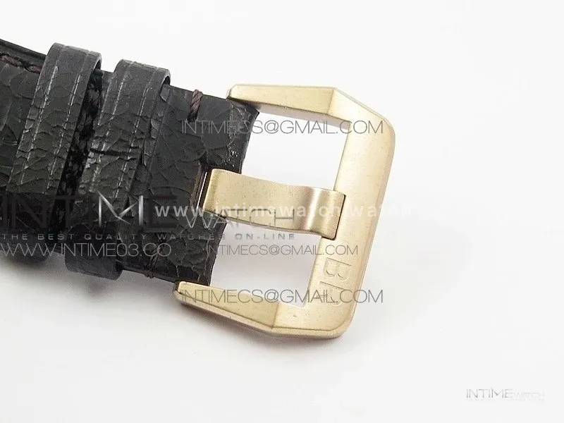 BR 03-92 Diver RG Black Dial on Rubber Strap A2824 (Free Rubber Strap)