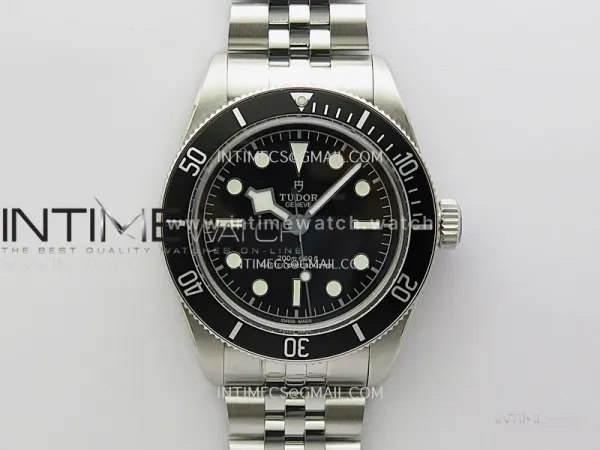 Heritage Black Bay M7941A1A0NU-0003 41mm SS ZF 1:1 Best Edition Black Dial Black Bezel on SS Bracelet A2824