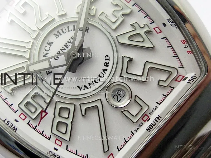 Vanguard V45 SS ABF Best Edition White Dial On SS Bracelet A2824