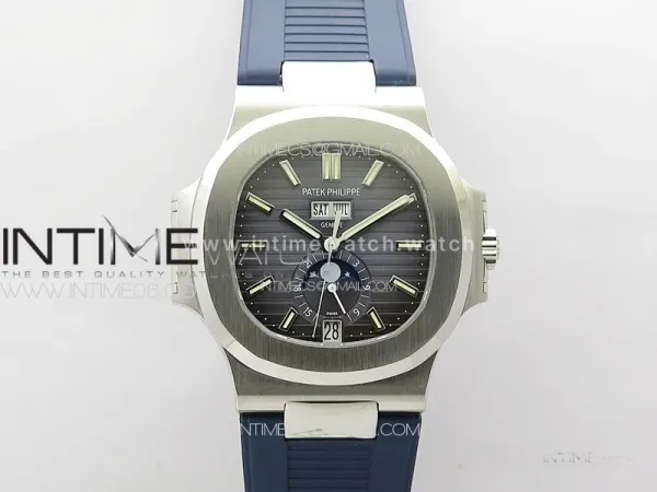 Nautilus 5726/1A-014 Blue Dial in Rubber Strap