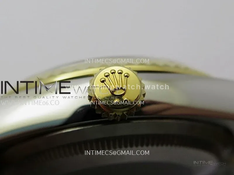DateJust 126233 36mm 904L SS/YG ONE Factory 1:1 Best Edition Gold Leaves Dial Diamond Marker On Jubilee Bracelet DD3235