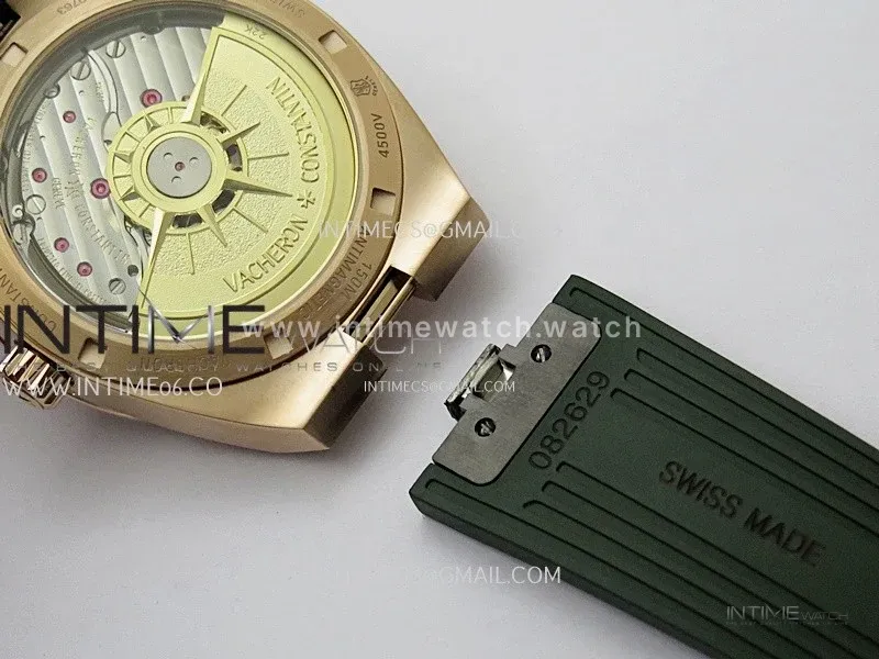 Overseas 4520V RG 8F Best Edition Green Dial On Green Rubber Strap A5100