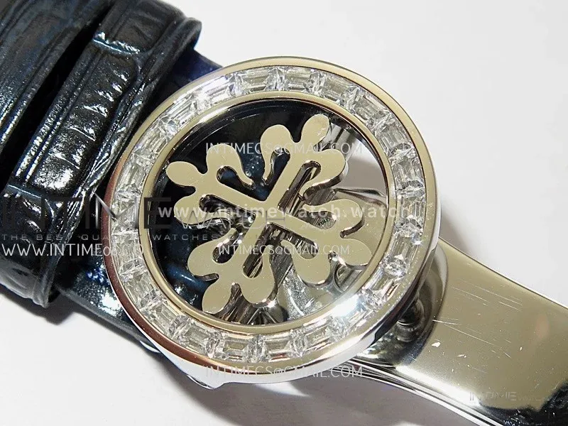 Grand Complications 6104P-010 SS PPF 1:1 Best Edition Blue Dial On Blue Leather Strap Super Clone Asian 240