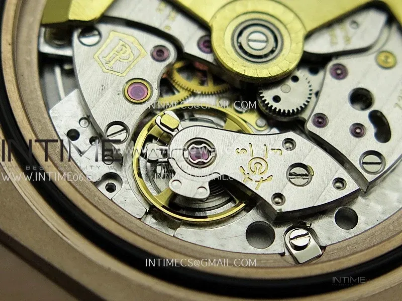 Nautilus 5711 Gain Weight DDF 1:1 Best Edition Gray Textured Dial On RG Bracelet Super Clone DD324