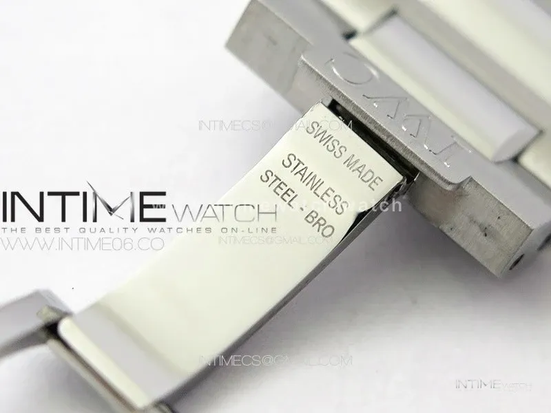 Portuguese IW371617 ZF 1:1 Best Edition SS White Dial Blue Markers on SS Bracelet A96355